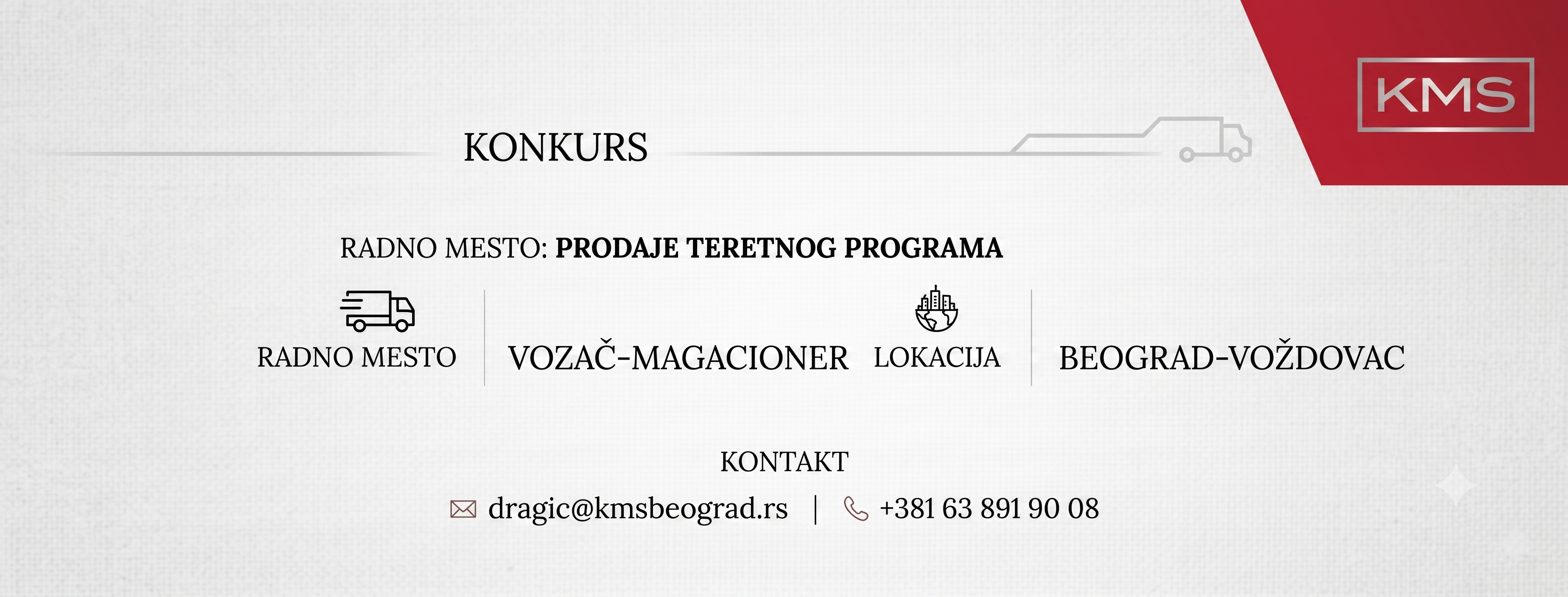 KONKURS VOŽDOVAC